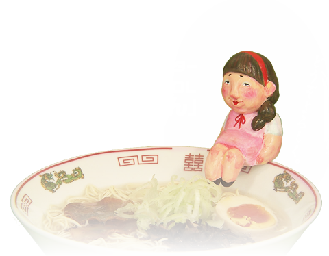 番組オリジナルキャラクター ラーメン大好きＯＬ「丼のブチ子さん」