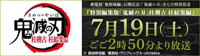 特別編集版「鬼滅の刃」柱稽古 柱結集編