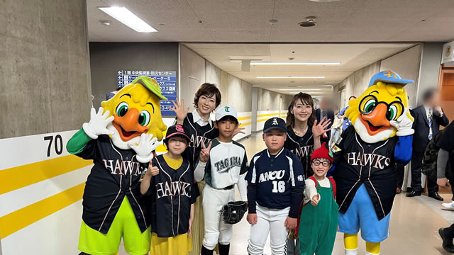 お子さまたちと盛り上げました！