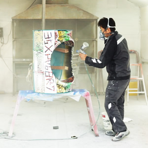 2019.02.24 放送 ドラム缶アート 福石信行