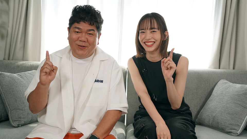 出演者写真 モデル・井桁弘恵、芸人・ゴリけん